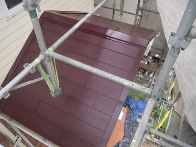 屋根塗装工事 施工後